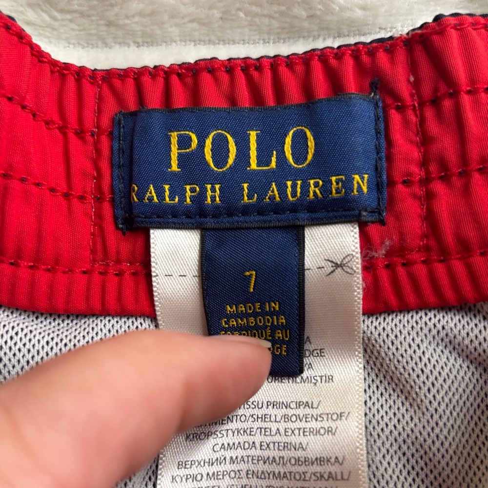 Polo by Ralph Lauren boys Dark Blue Athletic Shorts - Picture 3 of 5